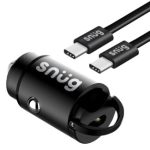 Snug MINI Pd Port Car Charger With Type-c Cable - 30W - Buy Online At 7 Triple 7