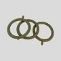 Plastic Rings Natural Oak 10 33MM