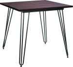 Hairpin Dining Table Square 80X80