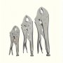 5-Inch Heavy-Duty Locking Pliers Set - Adjustable Multi-Use Metal Clamp For Woodworking & Welding Repairs
