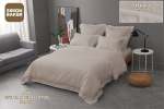 Simon Baker 400TC Egyptian Giza Cotton Sateen Flat Sheet XL - Natural Various Sizes - Super King - 300CM X 270CM Natural