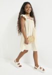 PoP Candy Crotchet D Cor Dress - Off White