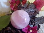 Rose Quartz Natural Stone Ball