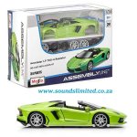Maisto Assembly Line Lamborghini Aventador Roadster Die Cast Model Kit 39124