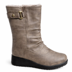 Ladies Rouge Ankle Boot Taupe - 9 Taupe