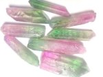 Pink Green Aura Quartz Rough Stone 3-4 Cm B521