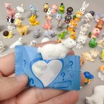 15PCS Cute MINI Simulation Animals Random Colour Fake Candy Bag Christmas Gift Easter Gift Home Decor