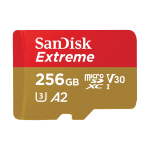 SanDisk Extreme Microsdxc Uhs-i Sd Card 256GB