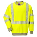 FR72-FLAME Resistant Anti-static Hi-vis Sweatshirt