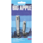 Big Apple Small & Large Nail Clipper Set 2 Piece
