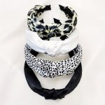 4PCS SET Non Slip Knotted Head Band Wide Brimmed Head Wear Suitable For Daily Wear Face Washing