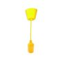 Yellow Pp Ceiling Rose And Silicon Lamp Cup Large Type E27
