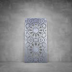 Wall Art D110 - 1040 X 535 X 20 Indoor Matt Black Cool White