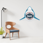 Shark Jaws Personalised - Blue