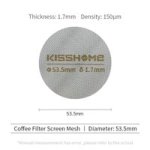 Coffee Accessories Puck Screen Reusable Heat Resistant 53.5MM 1.7MM
