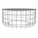 Grid Coffee Table - Dark Admirality Grey