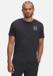 Under Armour Ua Run 96 Short Sleeve - Anthracite & White Quartz