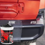 Universal Car Plastic Restorer 400ML - Rubber Black Gloss Paste For Car Exterior & Interior Restoration Fade And Oxidation Repai