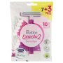 Schick Exacta 2 Disposable Women's Razors Sensitive 7+3 Pack