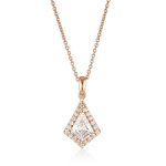 Georgini Rock Star Shield Rose Gold Pendant