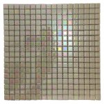 MINI Pearl Glass Mosaic Tiles Ivory 30CM X 30CM