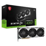 GEFORCE Msi Nvidia Rtx 4060TI Ventus 3X E 8G GDDR6X 128-BIT Graphics Card
