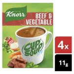 Knorr Cup-a-soup Lite Beef & Vegetable Instant Soup 4 X 11G