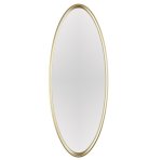 Sleek Oval Gold Mirror 970 X 230