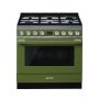 Smeg Cooker With Gas Hob – Olive Green