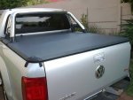 Vw Amarok 2010 – 2020+ Super Extended Cab Clip On Tonneau Cover For Rollbars Asb