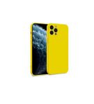 Liquid Silicone Back Case Compatible With Iphone 11 Pro Max-yellow