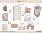 Cot Duvet Bedding Boho Daisy Set