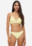 Padded Triangle Bikini Top - Yellow