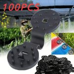 100PCS Reusable Sunshade Net Clips - Durable Abs Easy Install For Home & Outdoor Use Ideal For Camping & Garden Fencing