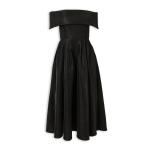 Black Sparkle Bardot Dress