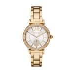 Abbey Three-hand Gold-tone Women's Watch MK4615