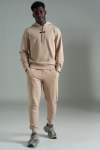 Fleece Track Pants - XL Taupe