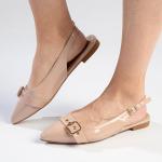 Madison Jackette Pump With Buckle - Nude - 8
