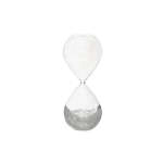 Glitter Hourglass Silver