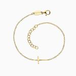 Engelsrufer Cross Silver Gold Plated Bracelet