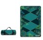 Water Resistant Picnic Blanket 148X200CM Foldable Beach Mat - Gold Leaf Geometric