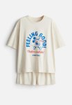 Printed Pyjamas - Cream Mickey Mouse