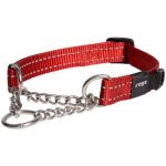 Rogz Utility Control XXL Dog Chain Collar - Red Reflective Waggs Online Pet Shop