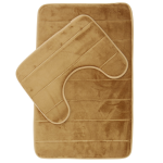 Two Piece Milan Memory Foam Mat - Beige