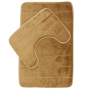 Two Piece Milan Memory Foam Mat - Beige
