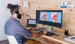 Dell U3423WE 34" Ultrasharp Curved Usb-c Hub Monitor 3440 X 1440 Resolution Quad HD USB Type-c USB Type-a 2X HDMI