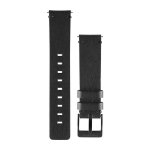 Garmin Black Leather Watch Band V Vomove