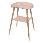 Bebejou Sense Edition Bath + Stand -taupe Built In Digital Thermometer - Mellow Rose