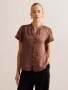 Everly Puff Sleeve Blouse - 16 / Dark Dove