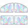 Jessejesse Blackout Magnetic Car Curtains Foldable Car Window Shades 4PCS